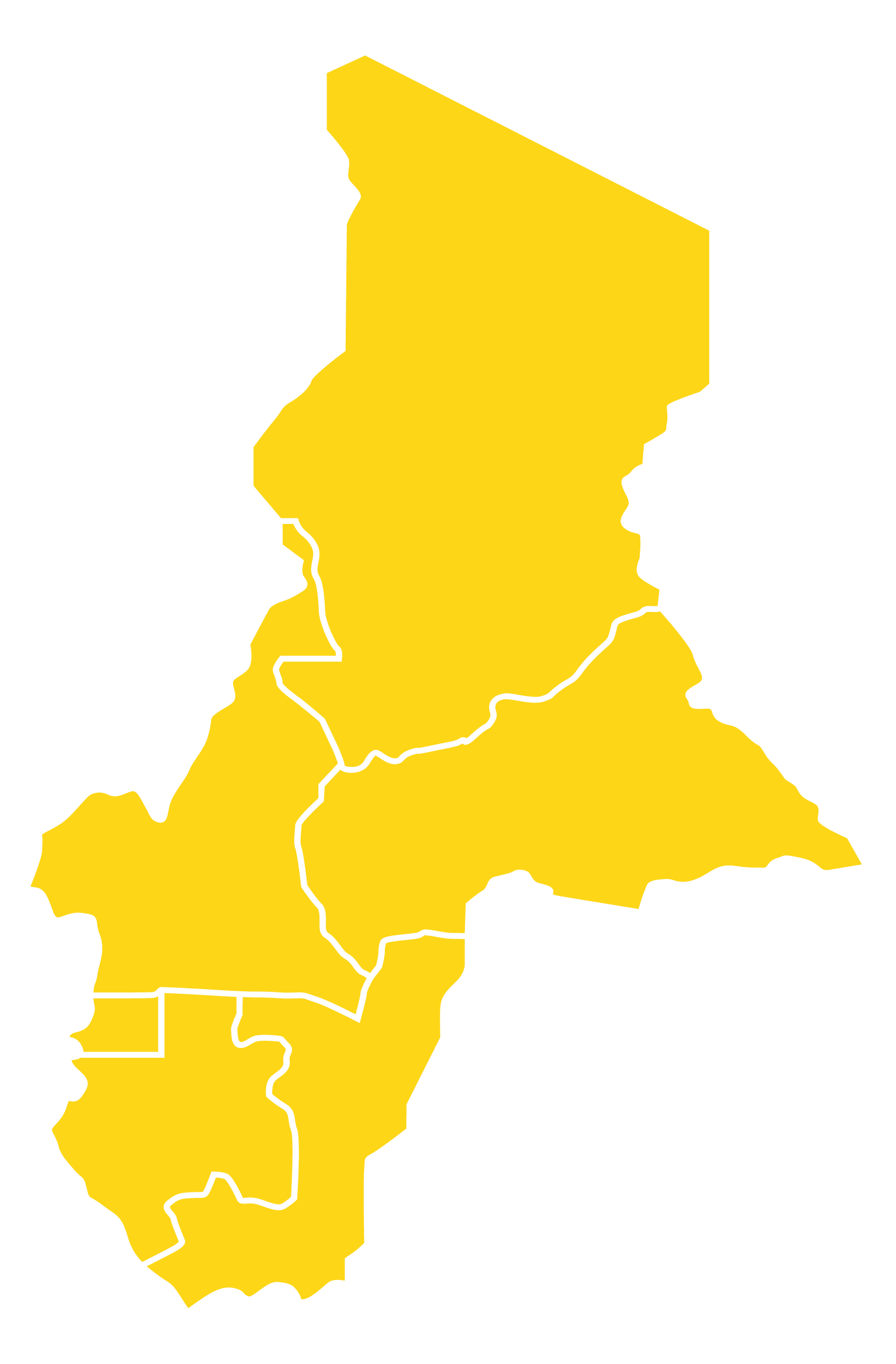 CEMAC Region Map Background